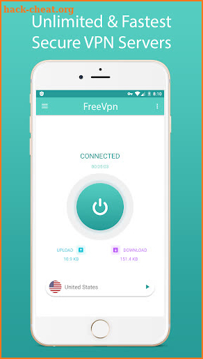 Free Turbo VPN and Private Secure Proxy screenshot