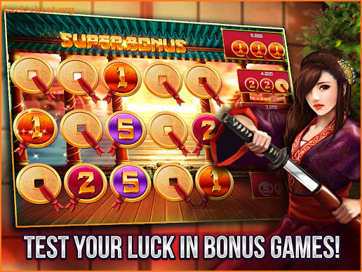 Free Vegas Casino Slots - Samurai screenshot