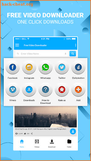 Free video downloader - All downloader screenshot