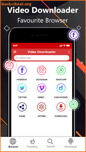 Free video downloader app - save from net screenshot