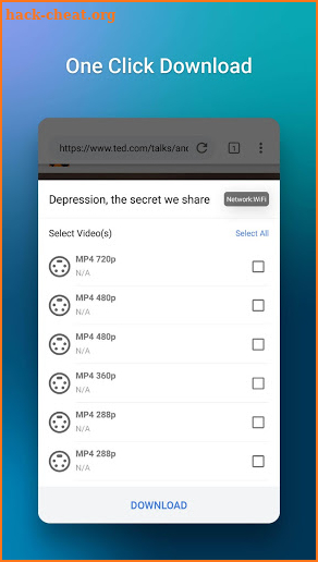 FREE Video Downloader Master screenshot