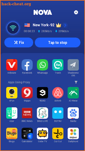 Free VPN proxy Secure VPN Browser - Nova VPN screenshot