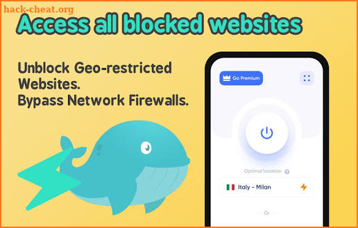 Free VPN Whale Unlimited Secure Hotspot VPN Proxy screenshot