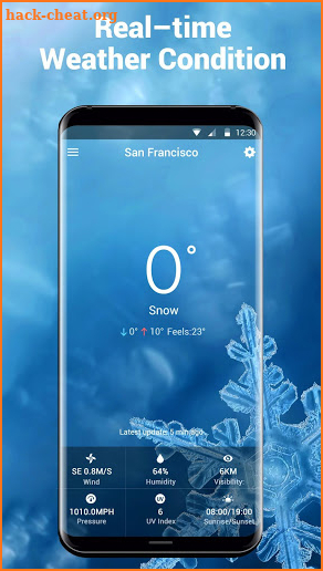 Free Weather Forecast & Clock Widget screenshot