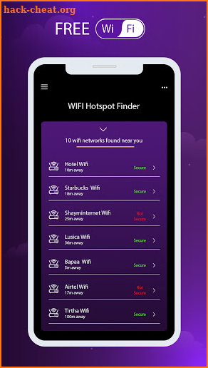 Free WiFi Connection Anywhere & Mobile Hotspot screenshot