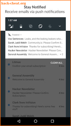 Freebird - Disposable Temporary Email - Premium screenshot