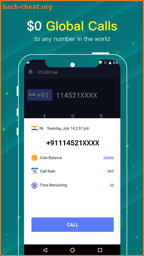 FreeCall - International Toll Free Phone App screenshot