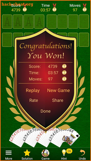 FreeCell by Logify screenshot