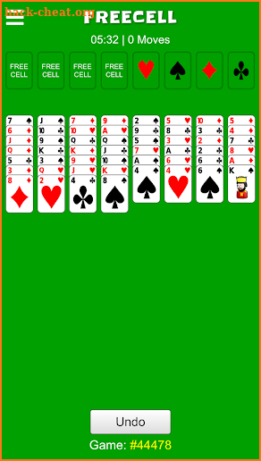 FreeCell - CardGames.io screenshot