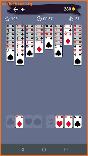 FreeCell Solitaire: card game screenshot