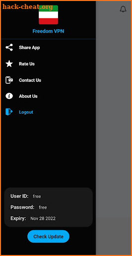 Freedom VPN screenshot