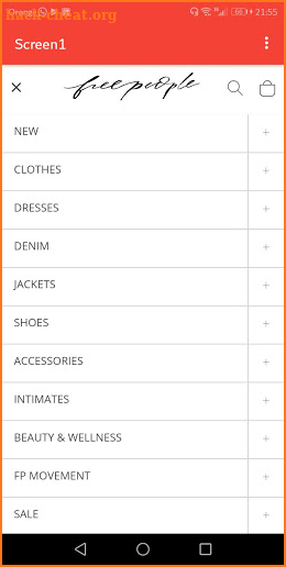 Freepeople screenshot