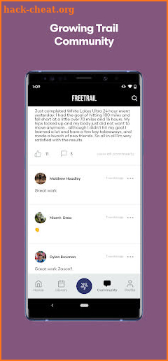 Freetrail: Trail Running App screenshot