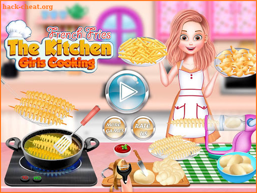 French Fries in the Kitchen - Girls Cooking Game screenshot