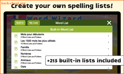 French Word Wizard - Learn to read and spell screenshot