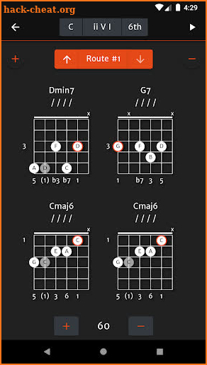 FretBuzz Progressions screenshot