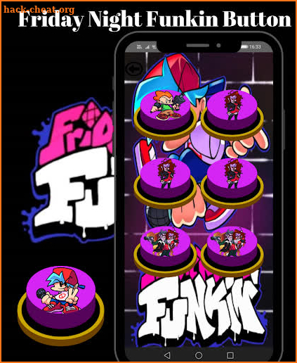 Friday night funkin button | character button screenshot