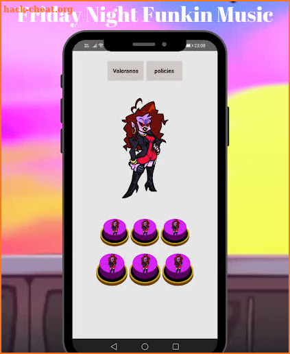 Friday Night Funkin Music Mommy Character Buttons screenshot