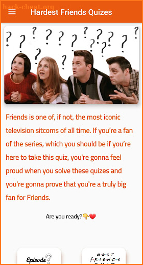 Friends Quiz and Trivia screenshot