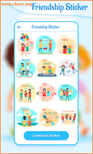 Friendship Day Stickers 2019 screenshot