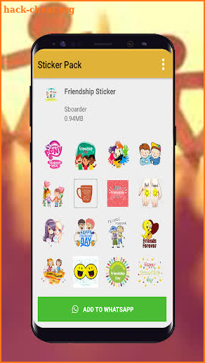 Friendship Day Stickers for WhatsApp screenshot