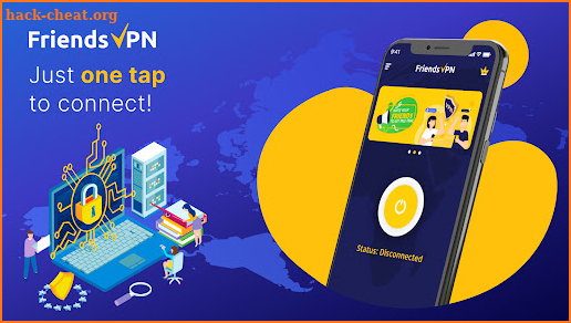 FriendsVPN - Ultra-Fast, Secure VPN Service screenshot