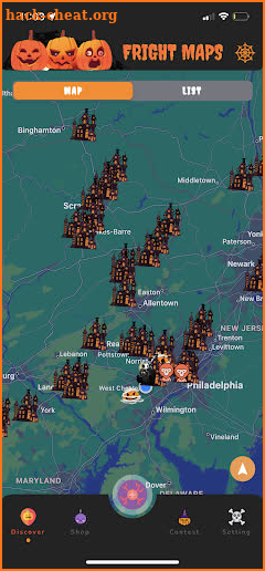 FrightMaps - Halloween Haunts screenshot