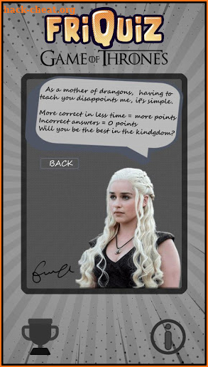 FriQuiz Game of Thrones GOT Quiz screenshot