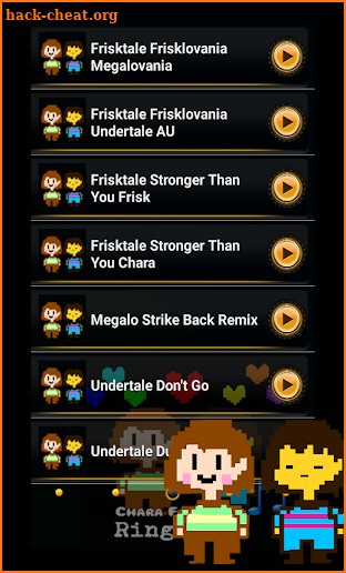 Frisklovania Frisk Chara Ringtones screenshot