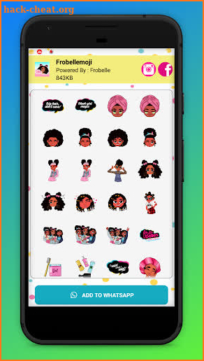 Frobellemoji Stickers screenshot