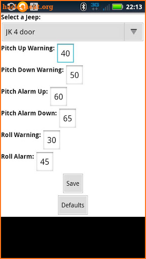 Frog Clinometer screenshot