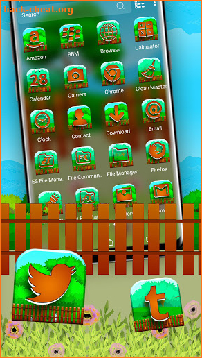 Frontyard Nature Launcher Theme screenshot