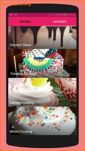 Frosting & Icing Cake Recipes screenshot