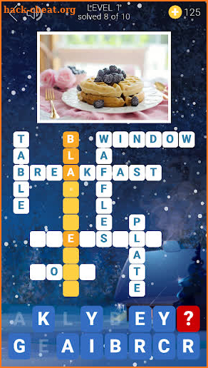 Frosty Crosswords screenshot