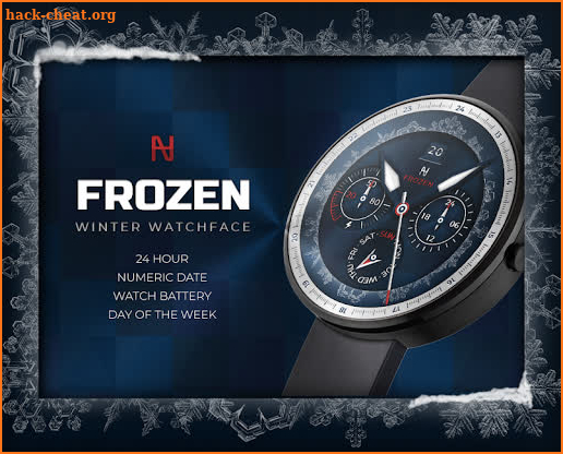 Frozen watchface by Hana screenshot