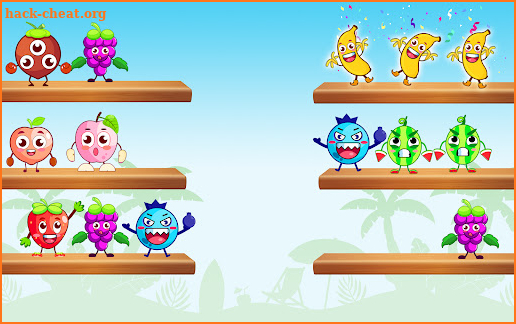 Fruit Color Sort Puzzle screenshot