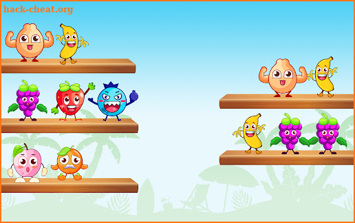 Fruit Color Sort Puzzle screenshot