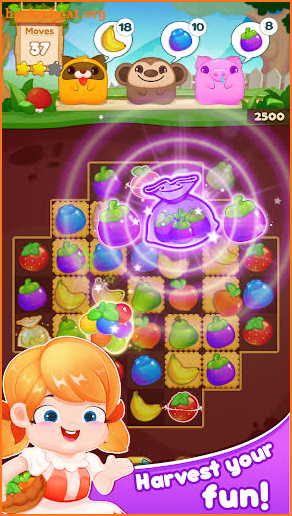 Fruit Garden: Match 3 Funny Farm screenshot