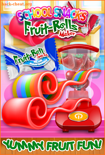 Fruit Roll Candy Maker - School Snacks Sim FREE screenshot