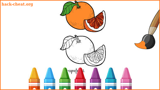 Fruits And Vegetables Coloring screenshot