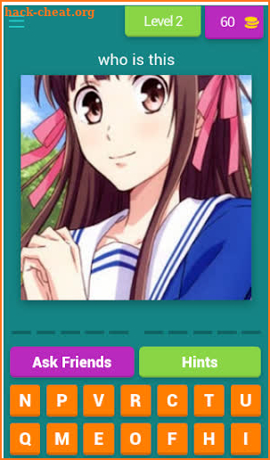 Fruits Basket character quiz screenshot