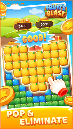 Fruits Blast - Pop Puzzle screenshot