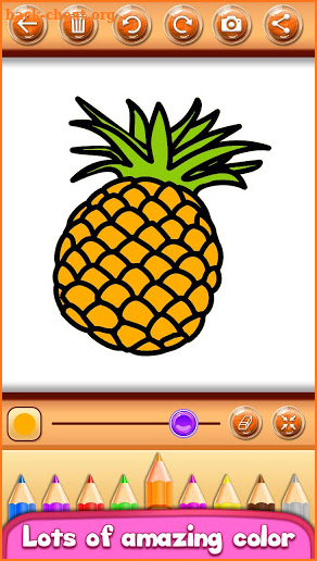 fruits coloring & drawing book screenshot