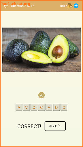 Fruits, Vegetables, Nuts: Quiz screenshot