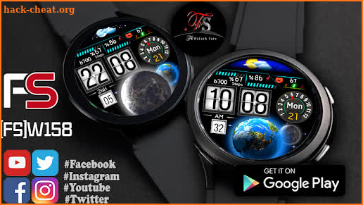 FS W158  DIGITAL WATCHFACE screenshot