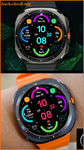 FSW272 Digital Watchface screenshot