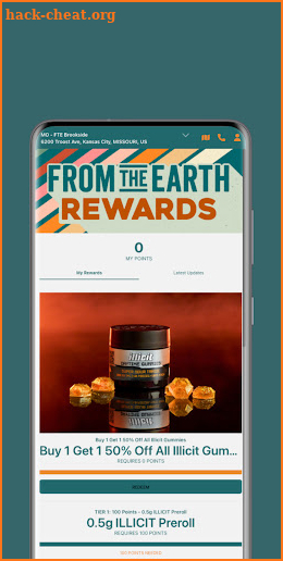 FTE Rewards screenshot