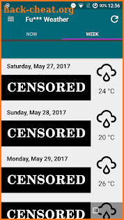 Fu*** Weather (Funny Weather) screenshot