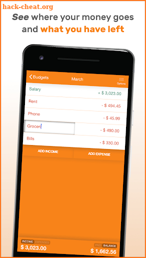 Fudget: Budget and expense tracking app screenshot