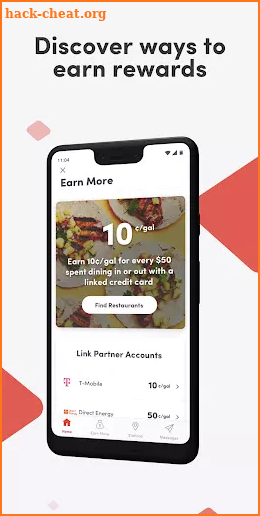 Fuel Rewards® program screenshot